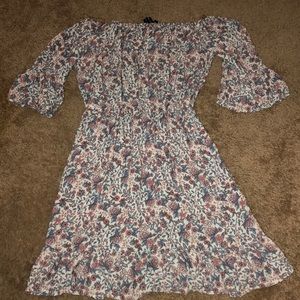 $7 off the shoulder floral print New Look Dress